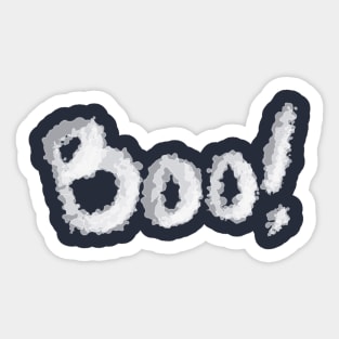 Boo Sticker